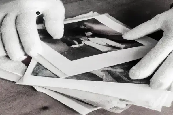 Luvas São Sempre Necessárias Para Manusear Fotos Antigas