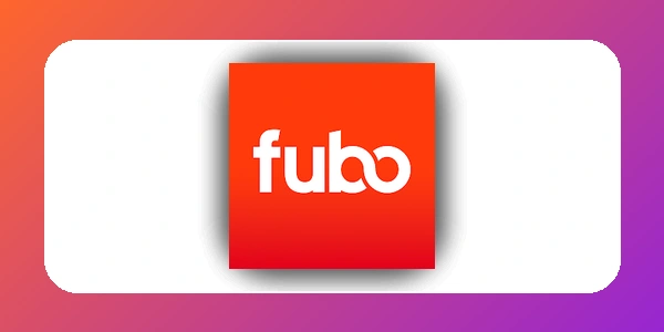 Ícone oficial do app FuboTV em card de aplicativo para futebol ao vivo